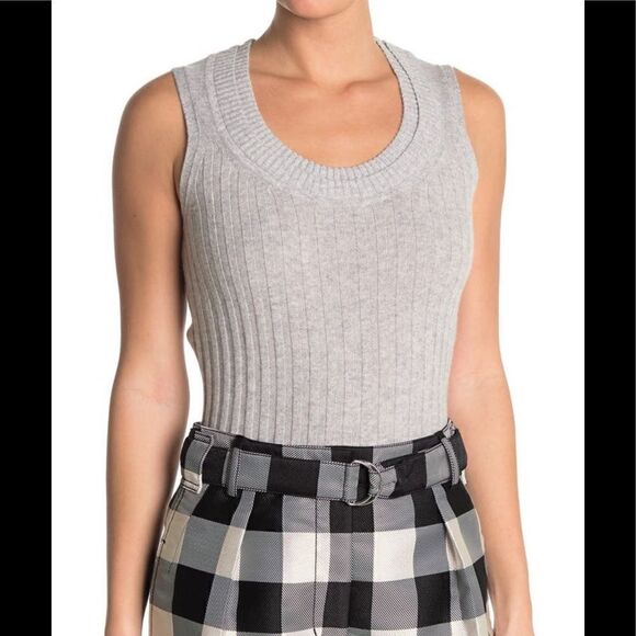 3.1 Phillip Lim 100%cashmere exclusive double scoop neck tank size S, M; NWT - Picture 2 of 8